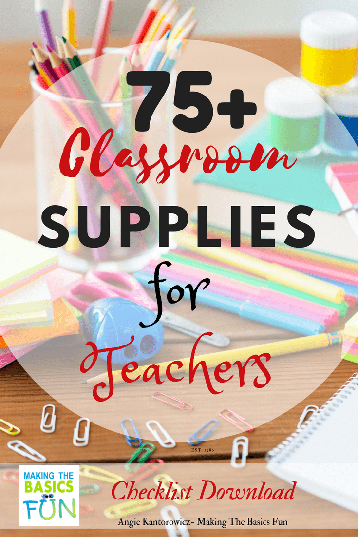 75+ Classroom Supplies For Teachers